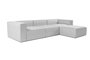 Atelier Del Sofa Sofá Esquinero Gris Lino 297 cm x 190 cm